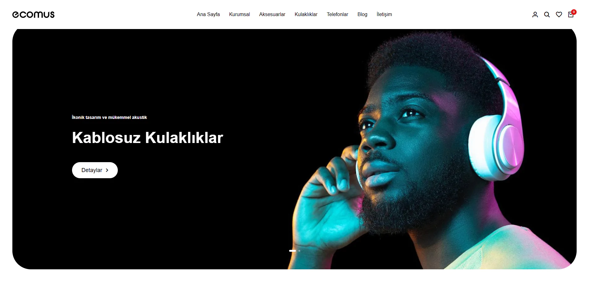 E-Ticaret Telefon ve Aksesuar Web Sitesi Paketi
