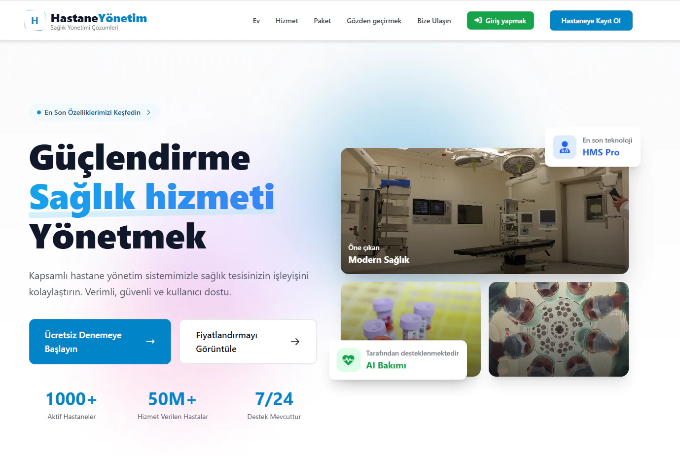 Hastane Yönetim Sistemi